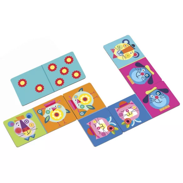 Djeco Óriás dominó - Állatok - Giant Domino - Animals