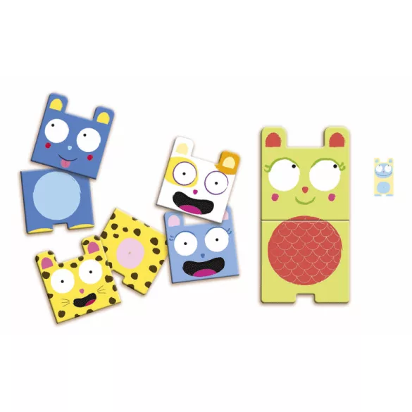 Djeco Memóriajáték - Vicces állatok - Funny animals memo