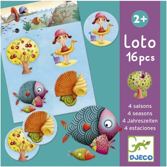 Djeco Négy évszak - Lotto - 4 Seasons