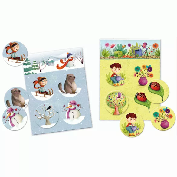 Djeco Négy évszak - Lotto - 4 Seasons