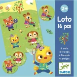 Djeco 4 barát - Lotto - 4 friends