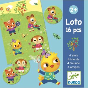 Djeco 4 barát - Lotto - 4 friends