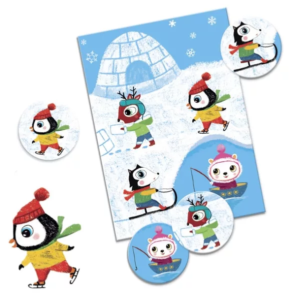 Djeco 4 barát - Lotto - 4 friends