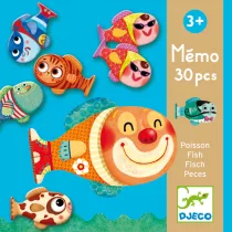 Djeco Memóriajáték - Halacskák - Memo fish