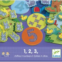 Djeco Számolós Társasjáték - Eduludo - 1,2,3,