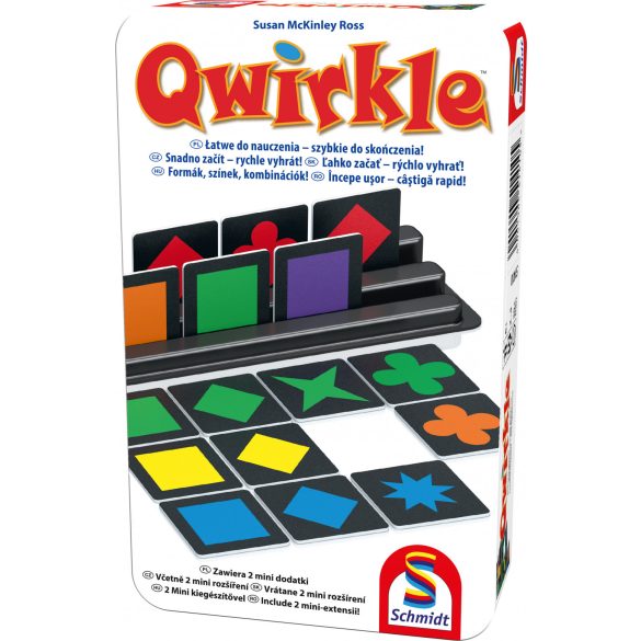Qwirkle - Formák, színek, kombinációk! Fémdobozos