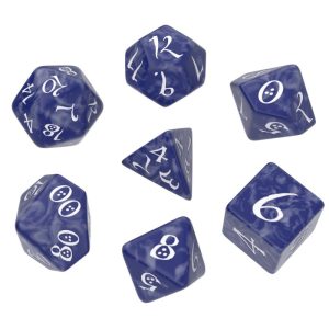 Dobókocka szett - 7 darabos - kék (Classic RPG)