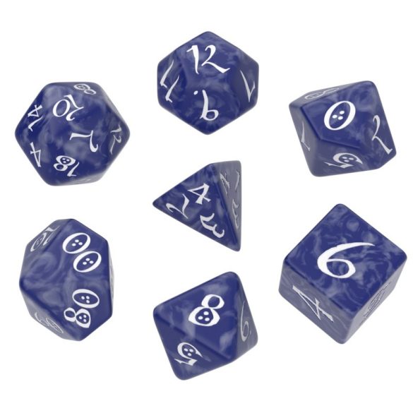 Dobókocka szett - 7 darabos - kék (Classic RPG)