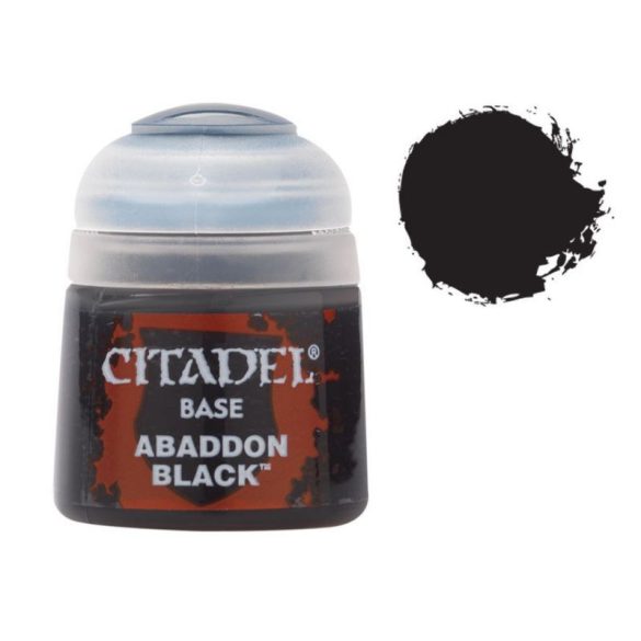 Citadel festék: Base - Abaddon Black