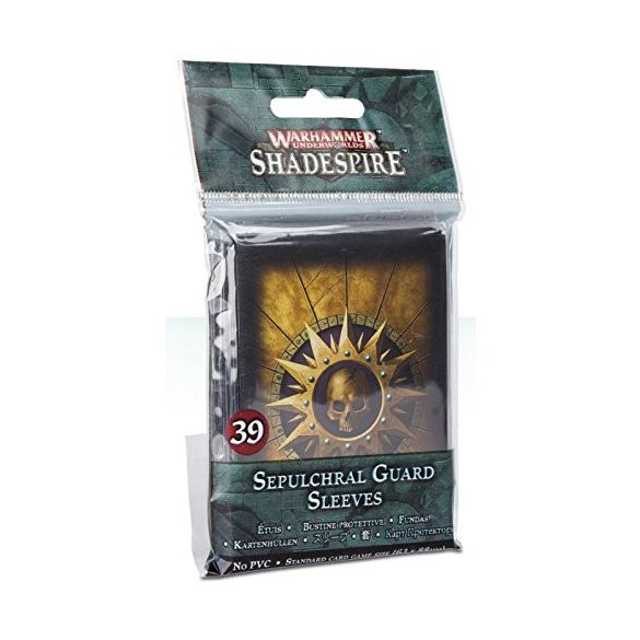 Kártyavédő tok - Warhammer Underworld: Shadespire Sepulchral Guard Sleeves