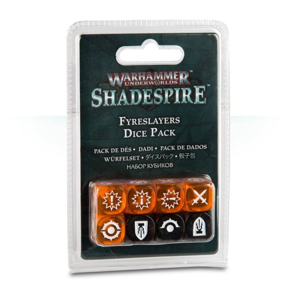 Warhammer Underworld: Shadespire Fyreslayers Dice Pack - kocka csomag
