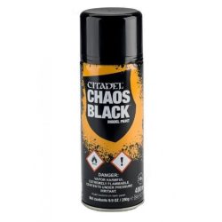 Citadel festék: Spray - Chaos Black