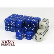 Dobókocka - hat oldalú - 14 mm - kék (pöttyökkel)