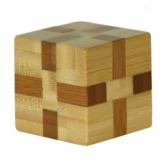 3D Bambusz puzzle - Cube