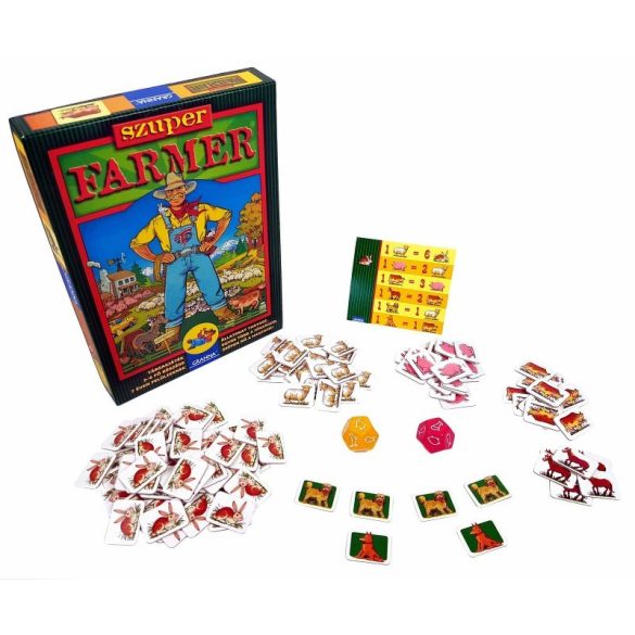 Granna Szuper Farmer társasjáték (eredeti kiadás)