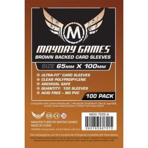 Kártyavédő tok - (100 db) - 65 mm x 100 mm - Mayday Games MDG-7102