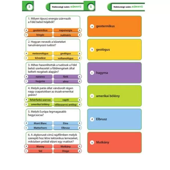 Agymenők 7 - 14 éveseknek, földünk