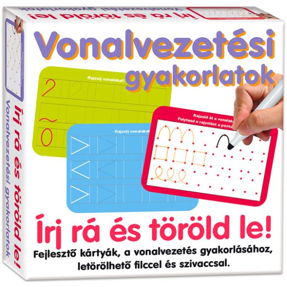 Írj rá és töröld le! Vonalvezetési gyakorlatok