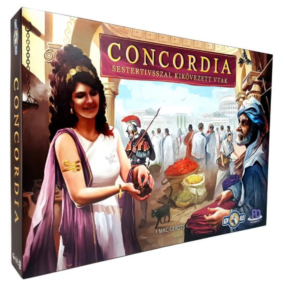 Concordia: Sestertiusszal kikövezett utak BONTOTT társasjáték