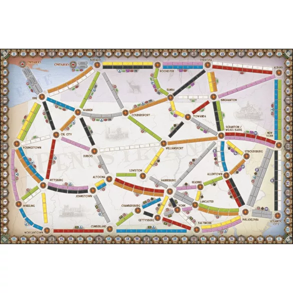 Ticket to Ride - United Kingdom /Pennsylvania kiegészítő (eng)