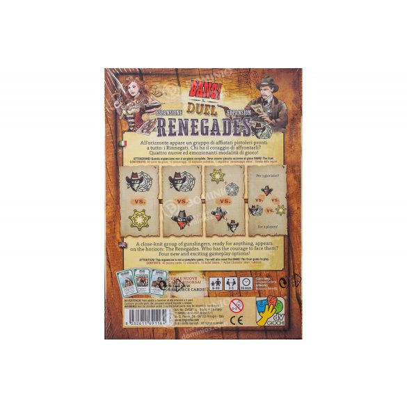 Bang! Párbaj - Renegades kiegészítő (eng)