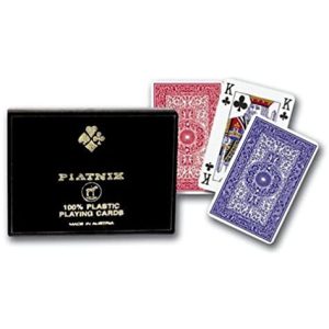 Kártya, francia kártya - 2x55 darabos - 100% plasztik (Piatnik)
