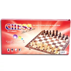 Fa sakk készlet (39,5 x 20,5 x 4 cm)