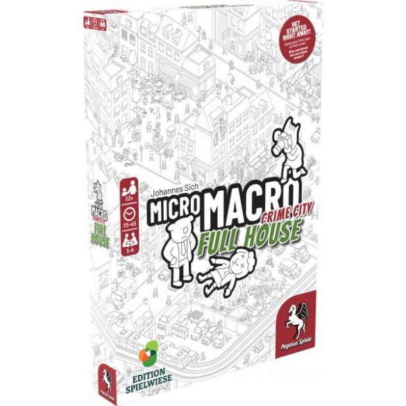 MicroMacro Crime City: Full house BONTOTT társasjáték
