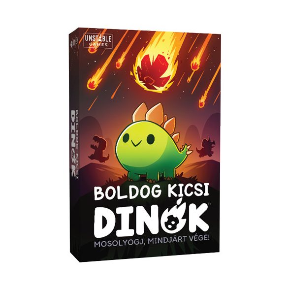 Boldog kicsi dínók- Mosolyogj, mindjárt vége! BONTOTT társasjáték