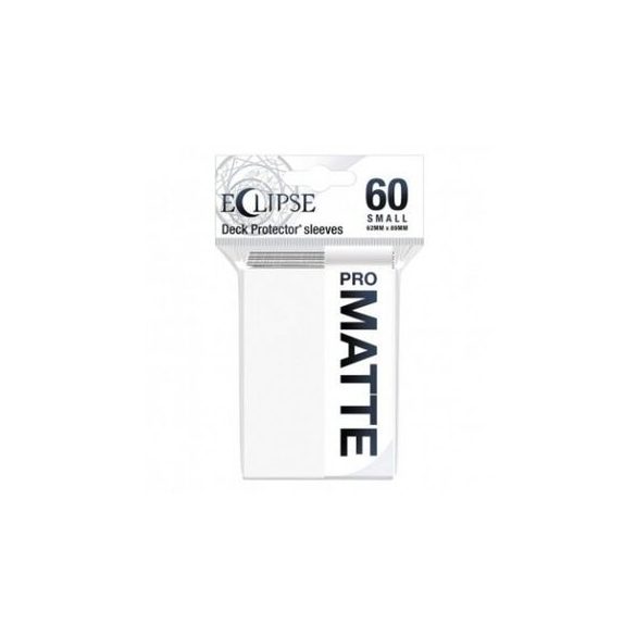 UP - Eclipse Matte kártyavédő - Fehér - 62 mm x 89 mm (60 db)