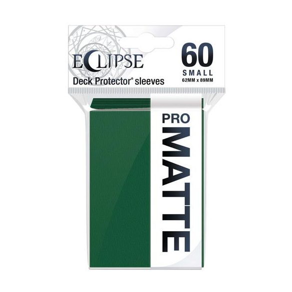 UP - Eclipse Matte kártyavédő - Sötét zöld - 62 mm x 89 mm (60 db)