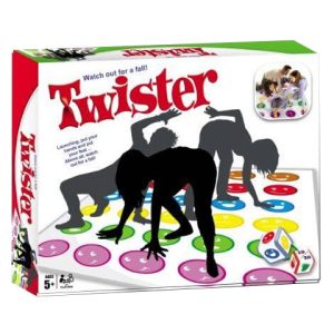 Twister társasjáték - dobókockával (eng)