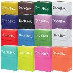   Deck Box - kártya tartó doboz - 80 darabos - fekete (Gamegenic)