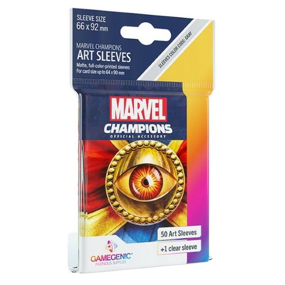 Kártyavédő tok - 66 x 92 mm - 51 darabos - doctor strange (Gamegenic)