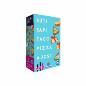 Süti, sapi, taco, pizza, ajcsi