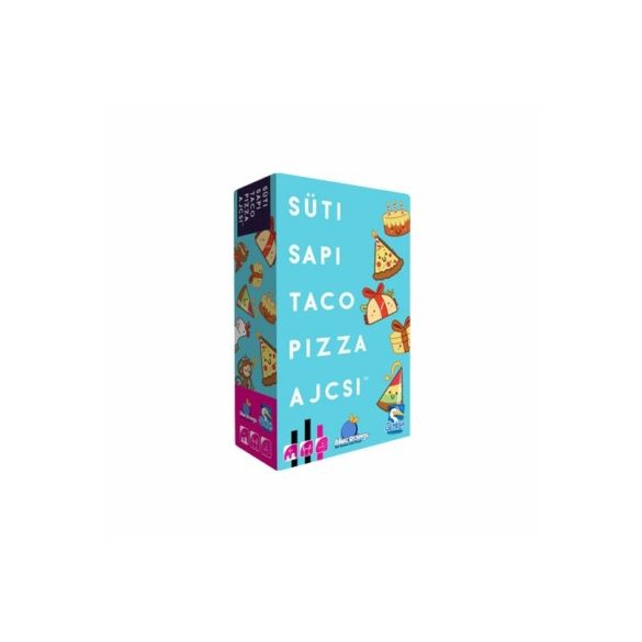 Süti, sapi, taco, pizza, ajcsi