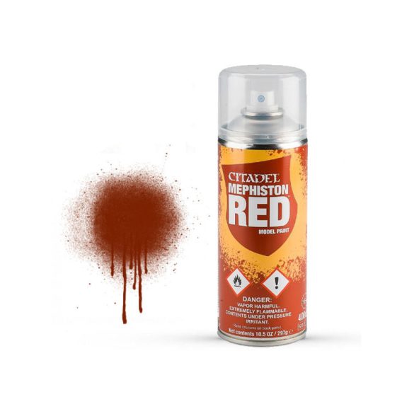 Citadel festék: Spray - Mephiston red