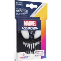   Kártyavédő tok - 66 x 92 mm - 51 darabos - venom (Gamegenic - Marvel Champions)