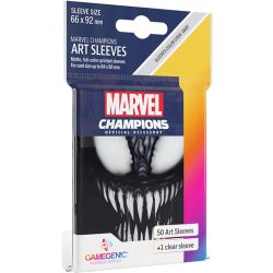   Kártyavédő tok - 66 x 92 mm - 51 darabos - venom (Gamegenic - Marvel Champions)