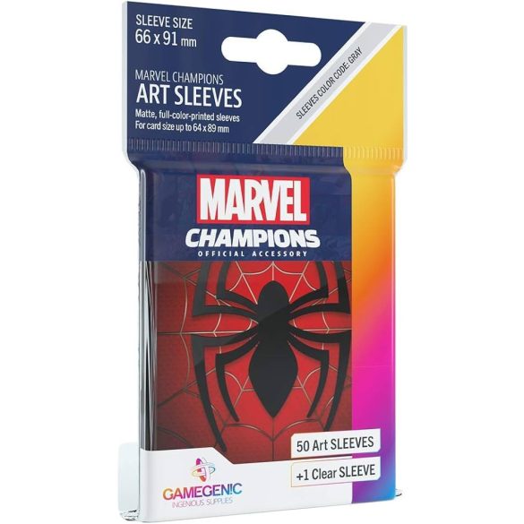 Kártyavédő tok - 66 x 92 mm - 51 darabos - spider-woman (Gamegenic - Marvel Champions)