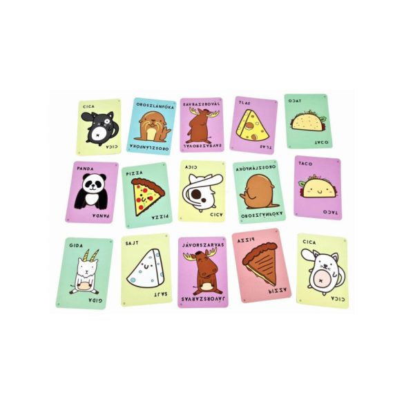 Cica, pizza, taco, gida, sajt - Fordulatos fordítás