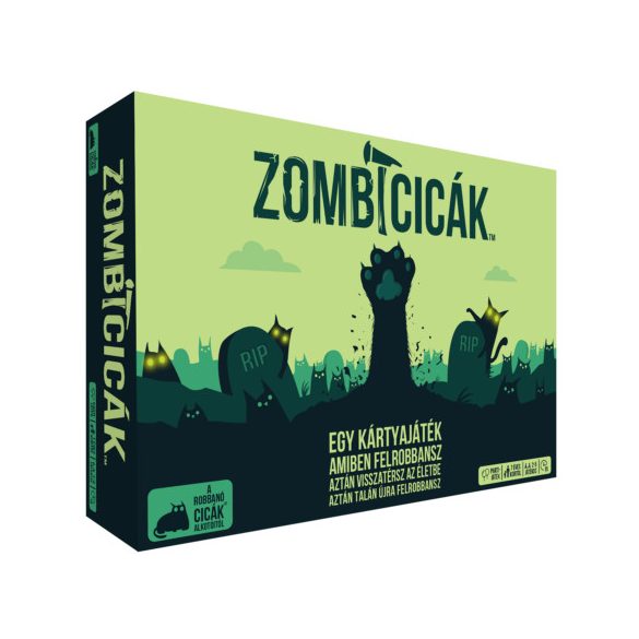 Zombicicák BONTOTT társasjáték