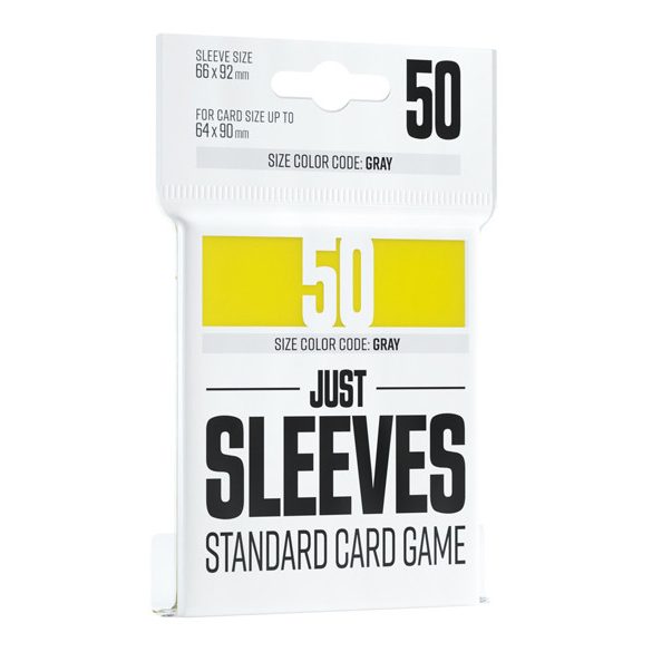 Just Sleeves - Standard Card Game kártyavédő - Citromsárga (50 db)