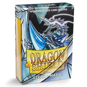 Dragon Shield Small Sleeves - Japanese Matte Clear (60 db)