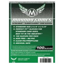 Kártyavédő tok - 66 x 91 mm - 100 darabos  (Mayday)