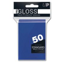   Kártyavédő tok - 66 x 91 mm - 50 darabos - kék (Ultra Pro, gloss)