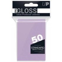   Kártyavédő tok - 66 x 91 mm - 50 darabos - világos lila (Ultra Pro, gloss)