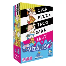 Cica, pizza, taco, gida, sajt - vízálló kiadás