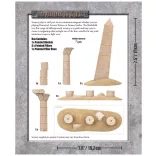 Battlefield In A Box - Forgotten City - Obelisk and Pillars