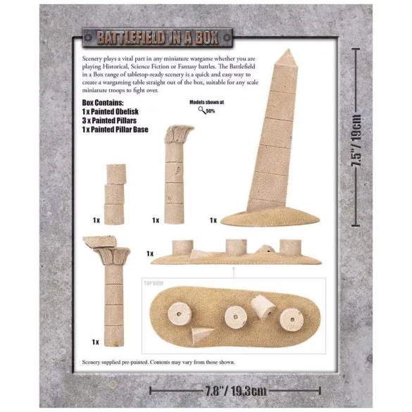 Battlefield In A Box - Forgotten City - Obelisk and Pillars